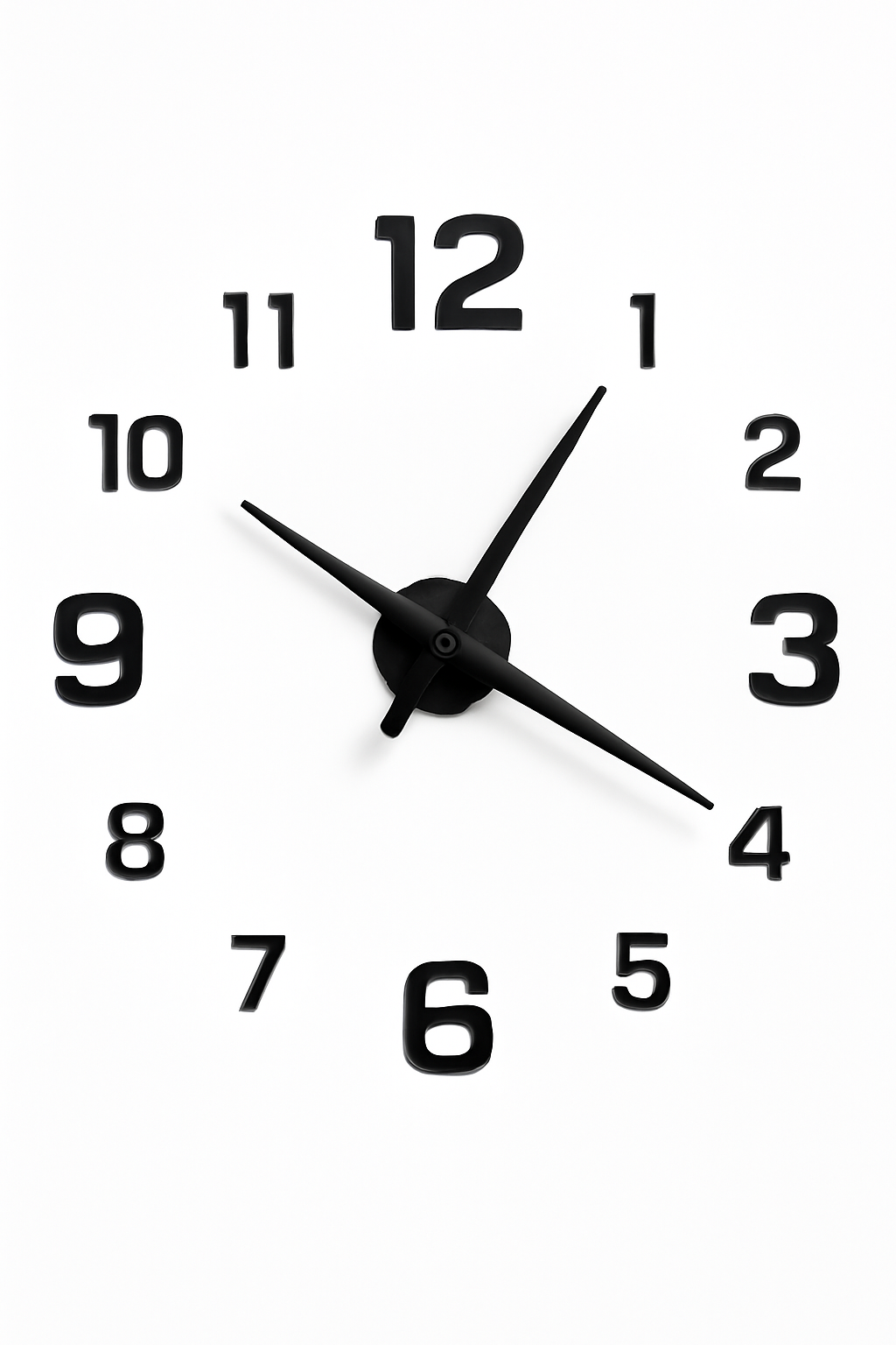 Horloge Murale 3D Miroir Acrylique